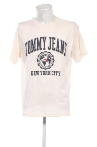 Ανδρικό t-shirt Tommy Jeans, Μέγεθος M, Χρώμα Εκρού, Τιμή 37,11 €