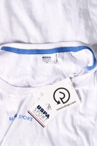 Мъжка тениска U.S. Polo Assn., Размер M, Цвят Бял, Цена 62,00 лв.