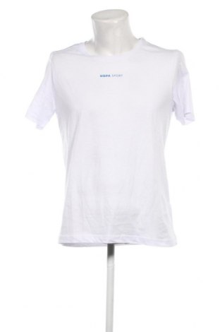 Herren T-Shirt U.S. Polo Assn., Größe M, Farbe Weiß, Preis 30,75 €