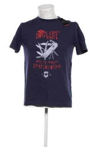 Herren T-Shirt Victorinox, Größe S, Farbe Blau, Preis 28,87 €