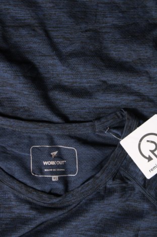Ανδρικό t-shirt Work Out, Μέγεθος XL, Χρώμα Μπλέ, Τιμή 8,04 €