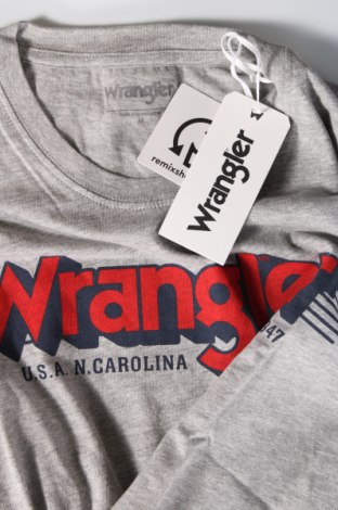 Ανδρικό t-shirt Wrangler, Μέγεθος M, Χρώμα Γκρί, Τιμή 28,00 €