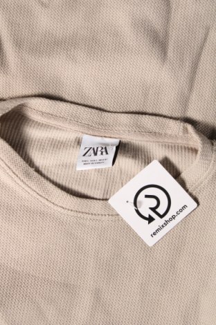 Мъжка тениска Zara, Размер L, Цвят Бежов, Цена 16,07 лв.