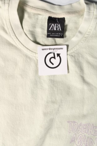 Мъжка тениска Zara, Размер S, Цвят Зелен, Цена 16,00 лв.