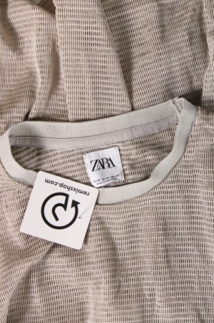 Tricou de bărbați Zara, Mărime M, Culoare Bej, Preț 52,63 Lei