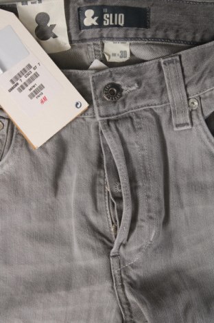 Męskie jeansy H&M, Rozmiar S, Kolor Szary, Cena 72,64 zł