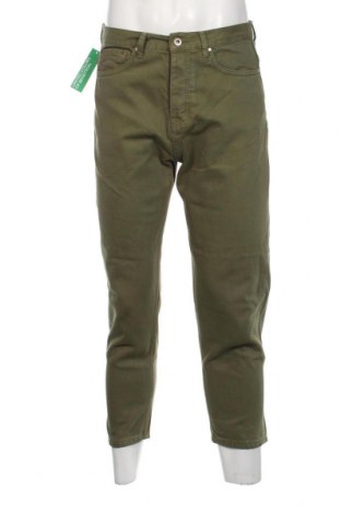 Herren Jeans United Colors Of Benetton, Größe M, Farbe Grün, Preis 14,38 €