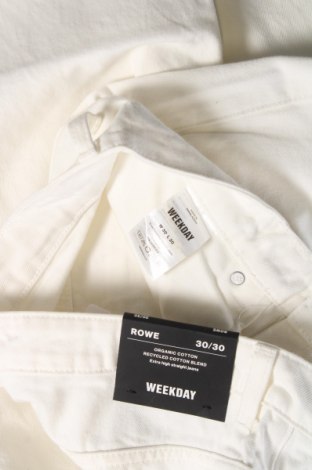 Herren Jeans Weekday, Größe S, Farbe Weiß, Preis € 15,18