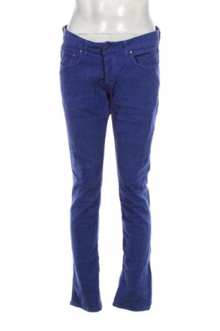 Ανδρικό κοτλέ παντελόνι, Μέγεθος L, Χρώμα Μπλέ, Τιμή 6,64 €