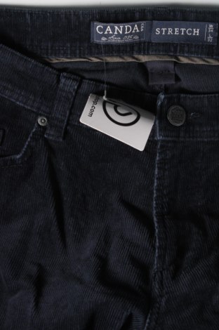 Pantaloni raiați de bărbați Canda, Mărime L, Culoare Albastru, Preț 33,39 Lei