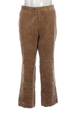 Pantaloni raiați de bărbați Dressmann, Mărime XL, Culoare Bej, Preț 32,37 Lei