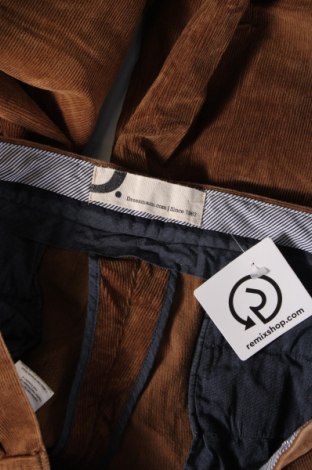 Pantaloni raiați de bărbați Dressmann, Mărime L, Culoare Bej, Preț 40,46 Lei