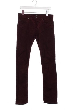 Ανδρικό κοτλέ παντελόνι H&M, Μέγεθος S, Χρώμα Κόκκινο, Τιμή 7,01 €