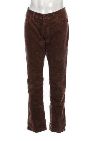 Pantaloni raiați de bărbați Hattric, Mărime L, Culoare Maro, Preț 105,26 Lei