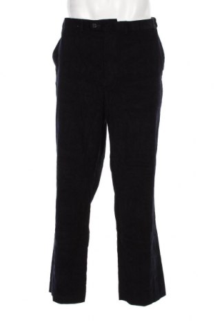 Pantaloni raiați de bărbați Marks & Spencer, Mărime XXL, Culoare Albastru, Preț 53,29 Lei