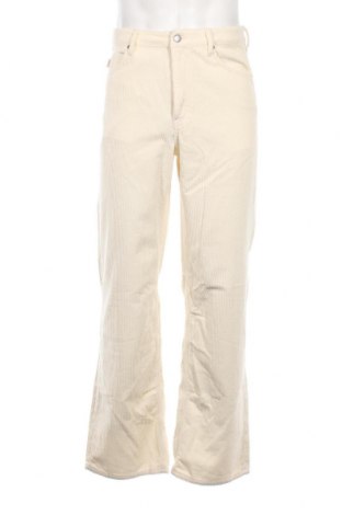 Pantaloni raiați de bărbați Superdry, Mărime S, Culoare Ecru, Preț 348,68 Lei