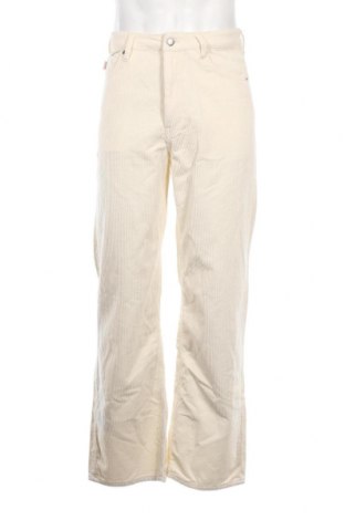 Pantaloni raiați de bărbați Superdry, Mărime M, Culoare Ecru, Preț 66,95 Lei