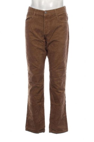 Pantaloni raiați de bărbați Tu, Mărime XL, Culoare Maro, Preț 54,37 Lei