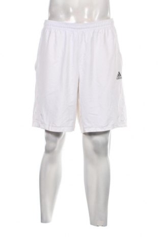 Ανδρικό κοντό παντελόνι Adidas, Μέγεθος L, Χρώμα Λευκό, Τιμή 21,03 €