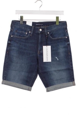 Pantaloni scurți de bărbați Calvin Klein Jeans, Mărime S, Culoare Albastru, Preț 202,50 Lei