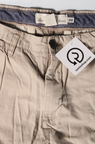 Мъжки къс панталон H&M L.O.G.G., Размер M, Цвят Бежов, Цена 21,60 лв.