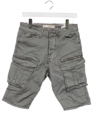 Мъжки къс панталон Justing Jeans, Размер S, Цвят Зелен, Цена 15,68 лв.