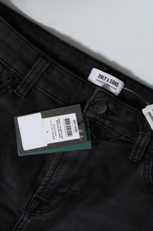 Мъжки къс панталон Only & Sons, Размер L, Цвят Черен, Цена 40,00 лв.