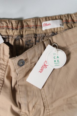 Мъжки къс панталон S.Oliver, Размер XXL, Цвят Бежов, Цена 62,00 лв.