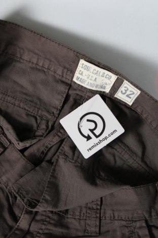 Мъжки къс панталон Soulcal & Co, Размер M, Цвят Сив, Цена 25,00 лв.