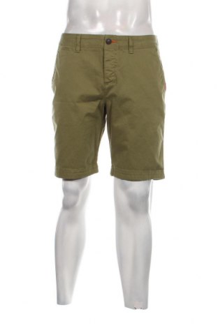 Мъжки къс панталон Superdry, Размер L, Цвят Зелен, Цена 65,45 лв.