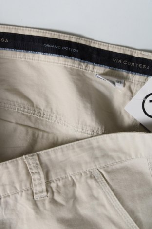 Мъжки къс панталон Via Cortesa, Размер XXL, Цвят Бежов, Цена 25,00 лв.