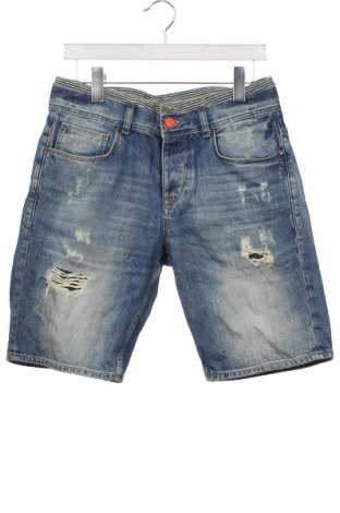 Pantaloni scurți de bărbați Zara Man, Mărime S, Culoare Albastru, Preț 73,01 Lei