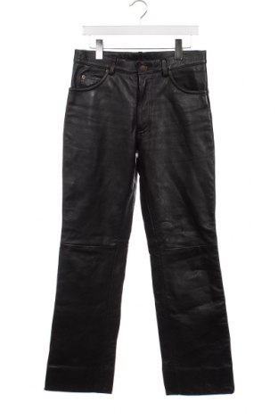 Ανδρικό δερμάτινο παντελόνι, Μέγεθος M, Χρώμα Μαύρο, Τιμή 23,17 €