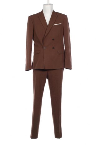 Мъжки костюм Isaac Dewhirst, Размер L, Цвят Кафяв, Цена 232,80 лв.