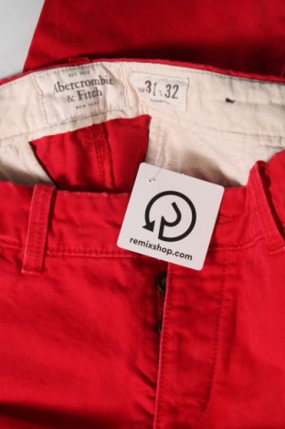 Pantaloni de bărbați Abercrombie & Fitch, Mărime M, Culoare Roșu, Preț 65,82 Lei