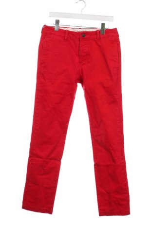 Pánské kalhoty  Abercrombie & Fitch, Velikost M, Barva Červená, Cena  327,00 Kč