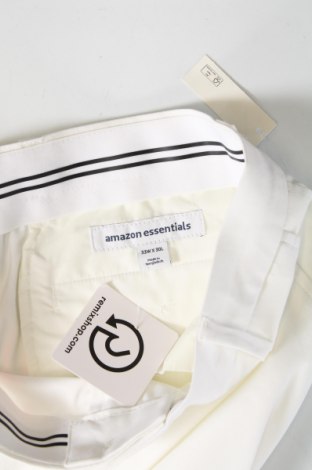 Мъжки панталон Amazon Essentials, Размер M, Цвят Бял, Цена 29,90 лв.