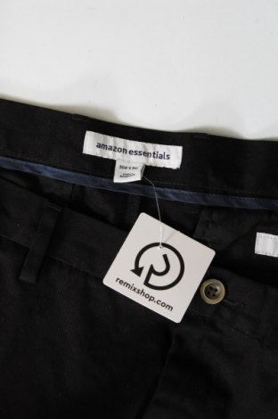 Мъжки панталон Amazon Essentials, Размер L, Цвят Черен, Цена 27,60 лв.