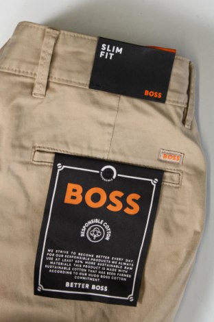Мъжки панталон BOSS, Размер L, Цвят Бежов, Цена 254,00 лв.