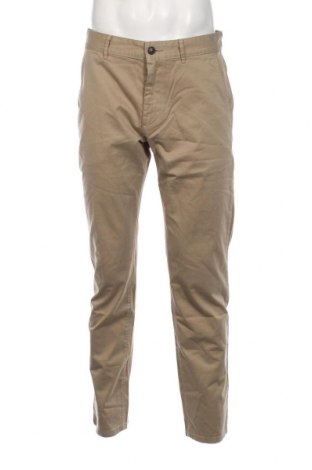 Мъжки панталон BOSS, Размер L, Цвят Бежов, Цена 210,82 лв.