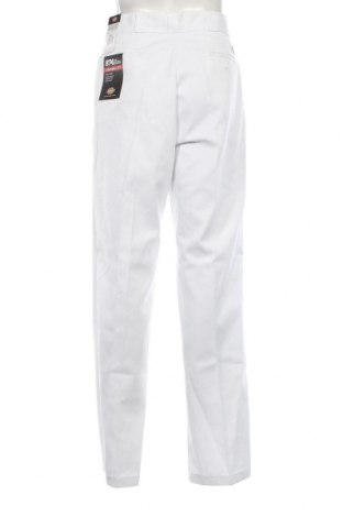 Мъжки панталон Dickies, Размер L, Цвят Бял, Цена 26,60 лв.