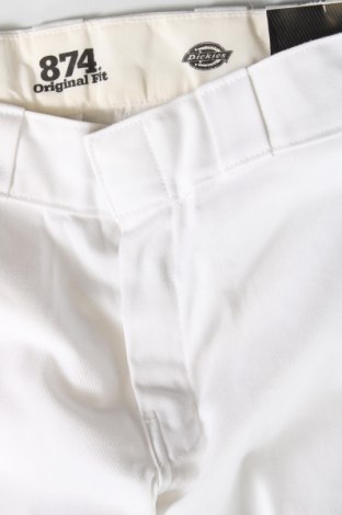 Мъжки панталон Dickies, Размер S, Цвят Бял, Цена 26,97 лв.
