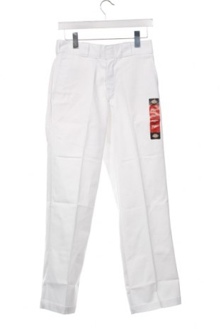 Мъжки панталон Dickies, Размер S, Цвят Бял, Цена 41,85 лв.