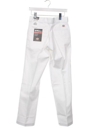Мъжки панталон Dickies, Размер S, Цвят Бял, Цена 93,00 лв.
