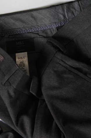 Męskie spodnie Marks & Spencer, Rozmiar XL, Kolor Szary, Cena 29,36 zł