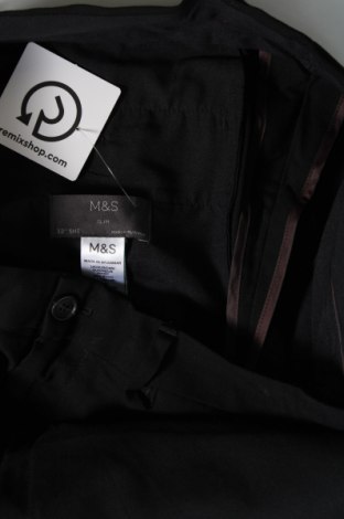 Мъжки панталон Marks & Spencer, Размер M, Цвят Черен, Цена 9,18 лв.