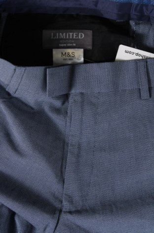 Pánske nohavice  Marks & Spencer, Veľkosť M, Farba Modrá, Cena  3,06 €