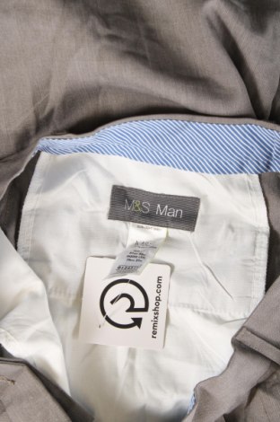 Мъжки панталон Marks & Spencer, Размер M, Цвят Сив, Цена 4,05 лв.