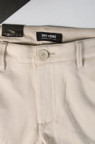 Pantaloni de bărbați Only & Sons, Mărime M, Culoare Bej, Preț 89,28 Lei