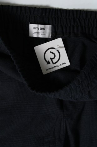 Ανδρικό παντελόνι Only & Sons, Μέγεθος M, Χρώμα Μπλέ, Τιμή 5,74 €